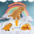 Dino Nugget Pillow - Large 18.7" Dinosaur Stuffed Animal Gifts, Chicken Nugget Plush Room Decor for Boys and Girls