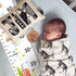 MIBOTE Baby Growth Height Chart, Handing Ruler Wall Decor for Kids, Canvas Removable Height Growth Chart 79" x 7.9"