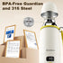 1.5-Min 98F-212F, 36H Portable Baby Bottle Warmer Fast Heating, Precise Temp Control Keep-Warm & Dual Sterilization