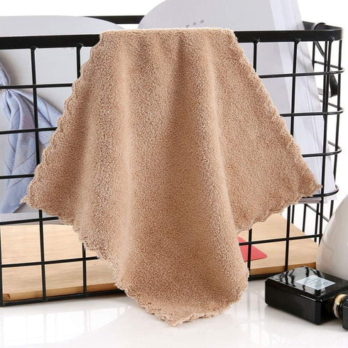 yaocoral 15 Pack 12''x12'' Absorbent Microfiber Baby Washcloths Soft Fleece Wash Clothes Face Towels