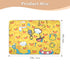 siphylline 52" 34" Cartoon Cute Duck Yellow Extra Large Resuable Training Pee Pads for Kids Highly Absorbent Diaper