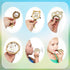1-3: 6pcs Baby Musical Toys for Toddlers Montessori Kids Musical Instruments Infant Baby Teething Toy with Rattle