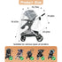 Eiszhjk Stroller Rain Cover Compatible with Graco - Waterproof Stroller Rain Cover, Windproof Travel Weather Shield