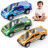 7.1 Inch Monster Truck Kid Toys Set ,Push and Go Friction Power