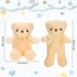 HyDren 12 Pieces Soft Plush Operation Christmas Bears Stuffed Animals with Ribbon Bow for Baby Shower, Party Favor