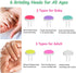 Trimmer Set, 6 Electric Baby Nail Safe Baby Nail File Kit for Newborn Infant Toddler, Quiet Nail Grinder with Grinding
