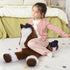 33 inches MaoGoLan Large Horse Stuffed Animal for Boy, Big Horse Plush Toy for Girl, Ridable Stuffy Pony for Kids