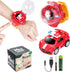 2023 Remote Control Car Watch Toys with LED Light, 2.4 GHz Mini Racing Cars, Red - Interactive Outdoor Game Gifts