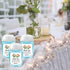 EKSPLODI 1.26 inch 1.39 inch Hand Sanitizer Labels Thank You for Showering Our Little One with Love Stickers, Baby