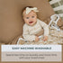 2 Pack Pobibaby Crib Sheets Girl, Premium Fitted Baby Crib Sheets for Standard Mattress Ultra-Soft Jersey Knit, Safe