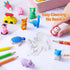 40 Pcs Animal Erasers - 3D Puzzle Desk Pet Pencil Erasers for Kids Party Favors and Back to School Supplies