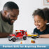 Set Playset City Fire Truck Building with Rescue Boat Building Blocks - Educational for City Fire Rescue - Birthday