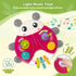 SURDOTE 3-6-12-18-24 Ladybug Baby Light Up Toys with Rattle Led Light Music, Interactive Educational Fine Motor