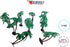 Palm Trees with Coconuts Cake/Cupcake Toppers, 12 pcs by A1 Bakery Supplies