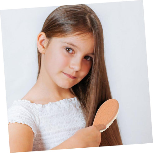 Wooden Hair Brush - Newborn Grooming Kit for Boys and Girls