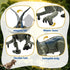 TALGIC Remote Control Velociraptor, Dinosaur Toy with Spraying, Roaring, Swaying Head, Wagging Tail, Remote Control