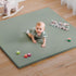 Comehealthy Baby Play Mat for Floor, 50x50 Vegan Leather Playpen Mat, Thickened