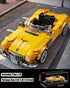 TYCOLE Set 8-12(313Pcs) Sports Cars Building Blocks with Display Case, Retro Race Car Building Toys, Collectible Model