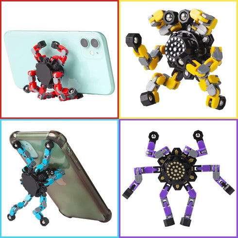 8 9 10 Gokeey Party Favors for Kids All Age Travel Sensory Toys for Year Old Boys Transformable Fidget Spinners Toys
