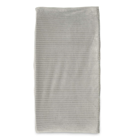 Boppy Changing Pad Cover, Gray Ribbed Minky