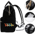 SONGTING Backpack Mommy Daypack Vintage Dachshund Diaper Bag Travel Waterproof Bag Nappy