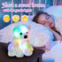 BSTAOFY Glow Polar Bear LED Night Light Stuffed Animal, Soft Plush Toy for Kids, White, 9.5''