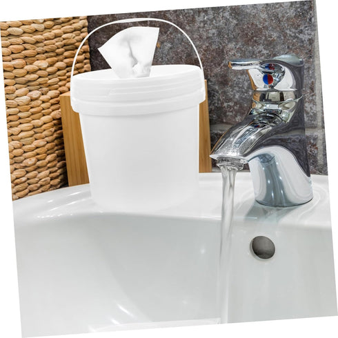Large Wet Wipes Dispenser Bucket Portable Wipes Container for Diaper Bags and Cars Convenient Wet Tissue Holder