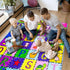 (59 44 Inch) teytoy Baby Cotton Play Mat, Baby Crawling Mat Super Soft Carpet Plush Surface Non-Slip Design, Floor