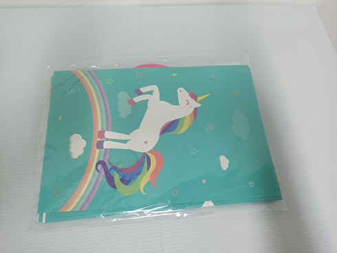 FEPITO Pin The Horn on Unicorn Game for Kids Birthday Party with 24 Horn Stickers Birthday Poster