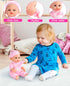 Playset 12-inch 1-6, 12" GAGAKU Baby Doll Stroller with Doll & Accessories, Foldable Lightweight Toy Stroller