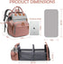 CESAILT Backpack, Backpack Diaper Bag Multifunction Travel Baby Bag, Waterproof Tote with USB Port, Pacifier Case