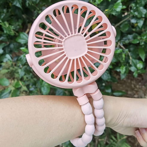 3 Suteng Stroller Fan Flexible Tripod Clip On Baby Fan, Battery Operated Mini Portable Handheld Fan for Car Seat Crib