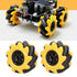 Mecanum Wheel Robot Kit, Omnidirectional Wheels Smart Robot Car Chassis Kit, Diameter 60mm for TT Coupling (2 Pair)