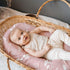 3-Pack Cozy (32" 16") Organic Bassinet Sheets for Girls Stretch, Soft Fitted Bassinet Mattress Sheet x Universal Fit