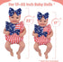 BABESIDE 2 Pcs Reborn Baby Doll Clothes Set, 17-22 Inch Baby Doll Clothing Accessories with Headband