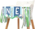 UOAOU 1st 1st Golf One Birthday High Chair Banner - Golf Birthday Decorations,Boy High Chair,Hole In One First
