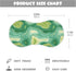 decor gift 4 Pack 22x11in Cotton Burp Cloths Large Soft and Absorbent Honeydew Teal Marble Baby Rags and washcloth