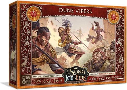 CMON A Song of Ice and Fire Tabletop Miniatures Game Dune Vipers Unit Box - Deadly Assassins of The Sands, Strategy