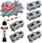 37 Pieces Train Tracks Set - Compatible with All Major Brands, Classic