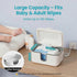 Wipe Warmer for Adult Size Wipes, Baby Wipes Warmer, Large Capacity Wet Wipes Dispenser with UV Sanitizer, Adjustable