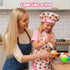 Sets, 32PCS LovesTown Kids Cooking and Baking Kids Chef Hat and Apron Pretend Play Toys for Toddler Gifts for Boys