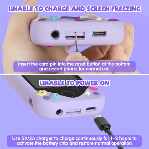 3 4 5 6 Mp3 32 Kids Smart Phone for Girls Gifts - Toddler Christmas Birthday Gift for Age Year Old, Kids Cell Phone Toy