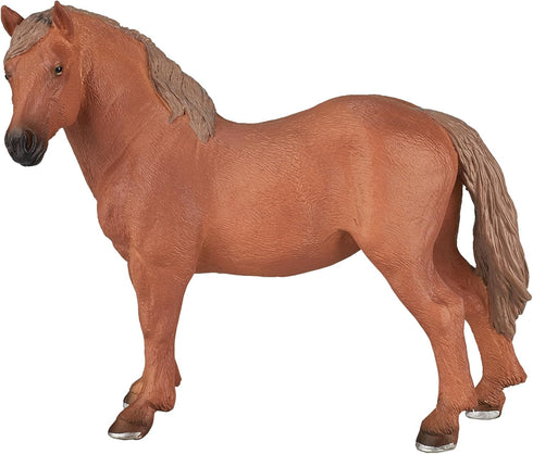 MOJO Suffolk Punch Mare - Realistic Horse Toy Replica, Hand Painted Figurine
