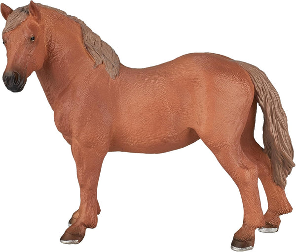 MOJO Suffolk Punch Mare - Realistic Horse Toy Replica, Hand Painted Figurine