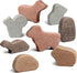 Yellow Door Little Lands – Woodland, Set of 8 Stone Figures for Kids