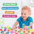 55pcs Mini Fidget Animal Squishy: Small Squishies Prizes, Party Favor Stress Balls Bulk, Dinosaur Sensory Squeeze Ball