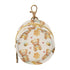 PYBUG Honey Bear Round Pacifier Storage Case, Polyester & TPU Lined with Hook