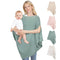 SheSeek Muslin Nursing Cover Up for Breastfeeding, Soft & Breathable Cotton Breast Feeding