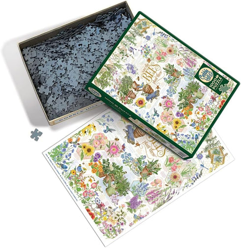 Cobble Hill 1000 Piece Puzzle - Save The Bees - Sample Poster Included