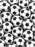 CZXW 52" 28" Soccer Balls Black White Crib Sheets Fitted x Natural Cotton Soft & Breathable for Baby Crib Mattress